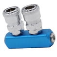thumbnail image 3 of Conector de Compresor de Aire Zulema Aluminio 1/4 Conexiones del conector de la manguera de aire, 3 of 8