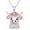 0-0-Highland Cow little, variant on 925 Sterling Silver Highland Cow Birthstone Necklace Fluffy Cow Jewelry for Women Highland Cow Birthday Christmas Gifts