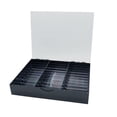 thumbnail image 3 of Caja de almacenamiento para decoración de uñas Yinane estuche de exposición 30 rejillas compacta transparente a prueba de polvo Negro, 3 of 8
