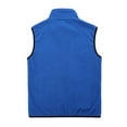 thumbnail image 3 of Durtebeua Men's Elevated Quarter Zip Pullover Golf Vest Sky Blue,M, 3 of 3