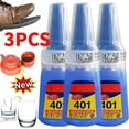 thumbnail image 1 of 3x 401 Colle Super Forte Glureo Multi-Usage Colle de Haute Qualité Instantanée, 1 of 7