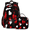 Color 3, variant on Bowling Ball Backpack with Lunch Bag Set, 18.3 Inch Travel Laptop Backpack with Insulated Cooler Lunch Box, Retro Sports Casual Daypack Work Bag