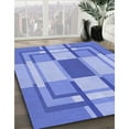 thumbnail image 2 of Ahgly Company Indoor Round Patterned Day Sky Blue Area Rugs, 8' Round, 2 of 6