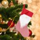 thumbnail image 1 of Calcetines de festival,Medias navideñas Medias colgantes navideñas,Bolsa de almacenamiento de calcetines navideños de punto,Decoración navideña Regalos para fiestas navideñas,Bolsa de Rojo BLESIY Calcetines de festival, 1 of 8