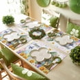thumbnail image 6 of Happy Easter Bunny Placemats Set of 8, Spring Flowers Butterflies Table Mats Washable Heat-Insulation Non-Slip Place Mats for Kitchen Dinner Table Indoor Outdoor Decor,13x19 Inch Color Plaid, 6 of 9