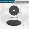 thumbnail image 2 of 4Pack Thick Rubber Spacer, 3-15/16 Inch OD x 3/8 Inch ID x 1/8 Inch Thickness, 2 of 6