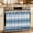 Blue, variant on Oven Skirt Curtain for Kitchen 24x32 Inch, Farmhouse Cream Striped Oven Curtain with 8 Ribbon Ties & Ruffle Trim, Stove Skirt Curtain Dishwasher for Cabinets Over Sinks Modern Minimalist Stripes
