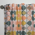 thumbnail image 3 of Designart 'Botanical Retro Pattern Design II' Mid-Century Modern Curtain Panel, 3 of 5