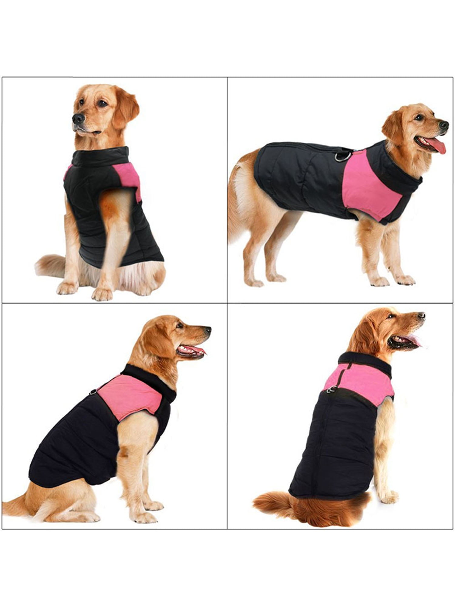 Newstar Cold Weather Warm Vest Pet Jackets for Dogs, Pink Pet Clothes