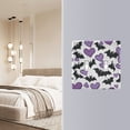 thumbnail image 5 of Dailycode Light Switch Plate Covers 2 Gang Wall Plate Plastics Outlet Covers for Kitchen Home Office Decor Black Bats and Purple Heart, 5 of 8