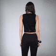 thumbnail image 3 of Pantalón Boot Cut Negro Mujer Gabardina Stretch, 3 of 3