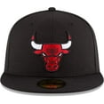 thumbnail image 2 of New Era NBA Chicago Bulls 59FIFTY Casquette Ajustée - Noir, 2 of 3