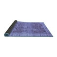 thumbnail image 2 of Ahgly Company Indoor Square Oriental Blue Traditional Area Rugs, 7' Square, 2 of 4