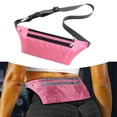 thumbnail image 4 of Bolsa de entrenaento para cinturón riñonera cremallera Ultr-ligera Rosa shamjiam riñonera para correr, 4 of 9