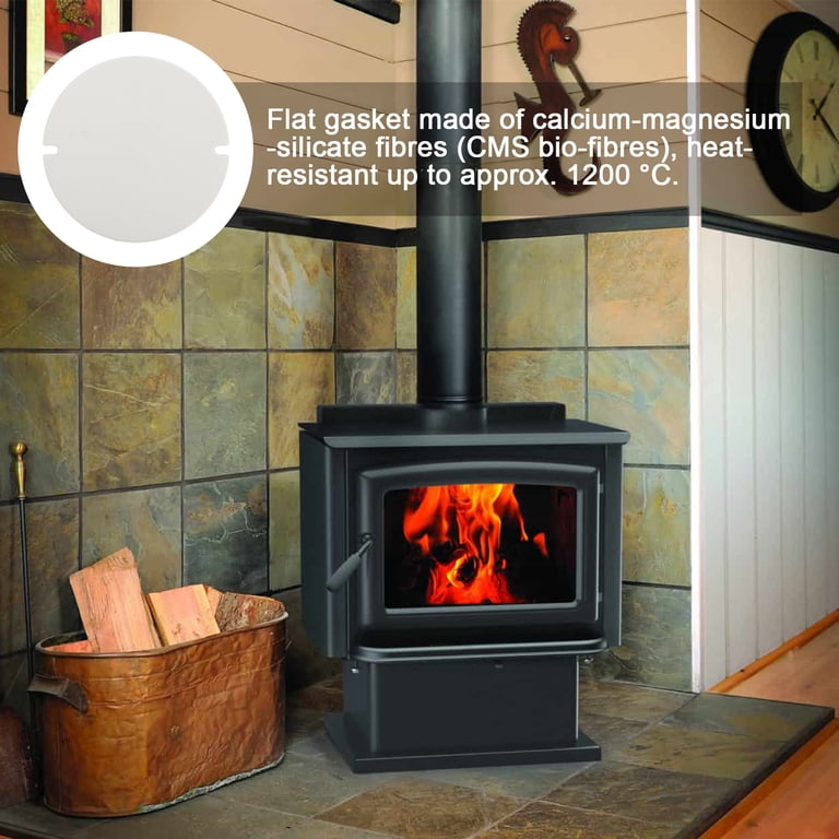Asdomo 2 / 4pcs Gasket Paper For Stove Pipe Flap,Heat Resistant Up To 1200  °C,12mm/125mm Oven Seal Chimney Seal Oven Flap Pipe Elbow - Walmart.com
