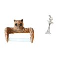 thumbnail image 1 of Portarollos De Papel Higiénico Con Forma De Búho, Organizador De Toallas, Figura De Bailarina Moderna, Escultura Artística Para El Hogar, Cocina, Dormitorio, Oficina Y Entrada., 1 of 8