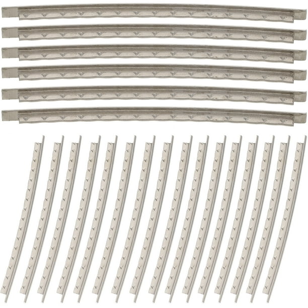 GOOHOCHY 40 piezas de alambre para trastes de guitarra clásica, guitarra eléctrica, alambre de cobre blanco, herramientas de luthier