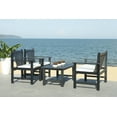 thumbnail image 4 of Safavieh Burbank Outdoor Contemporary 4 Piece Living Set with Cushion, 4 of 11