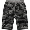 thumbnail image 2 of Tyhengta Mens Shorts Casual Comfortable Workout Shorts Drawstring Zipper Pockets Elastic Waist Camo Darkgray 36, 2 of 7
