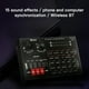 thumbnail image 4 of Tarjeta de sonido en vivo R8 + auriculares + micrófono + soporte para teléfono + soporte para t Irfora Tarjeta de sonido, 4 of 7