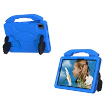 Rugged Kids Friendly Tablet Case for Samsung Galaxy Tab S9/S8/S7 Case, EVA Foam Cute Pattern with Kickstand Shockproof Heavy Duty Protection Case for SM-T870/SM-T875/SM-X700/SM-X706/X710 - Blue