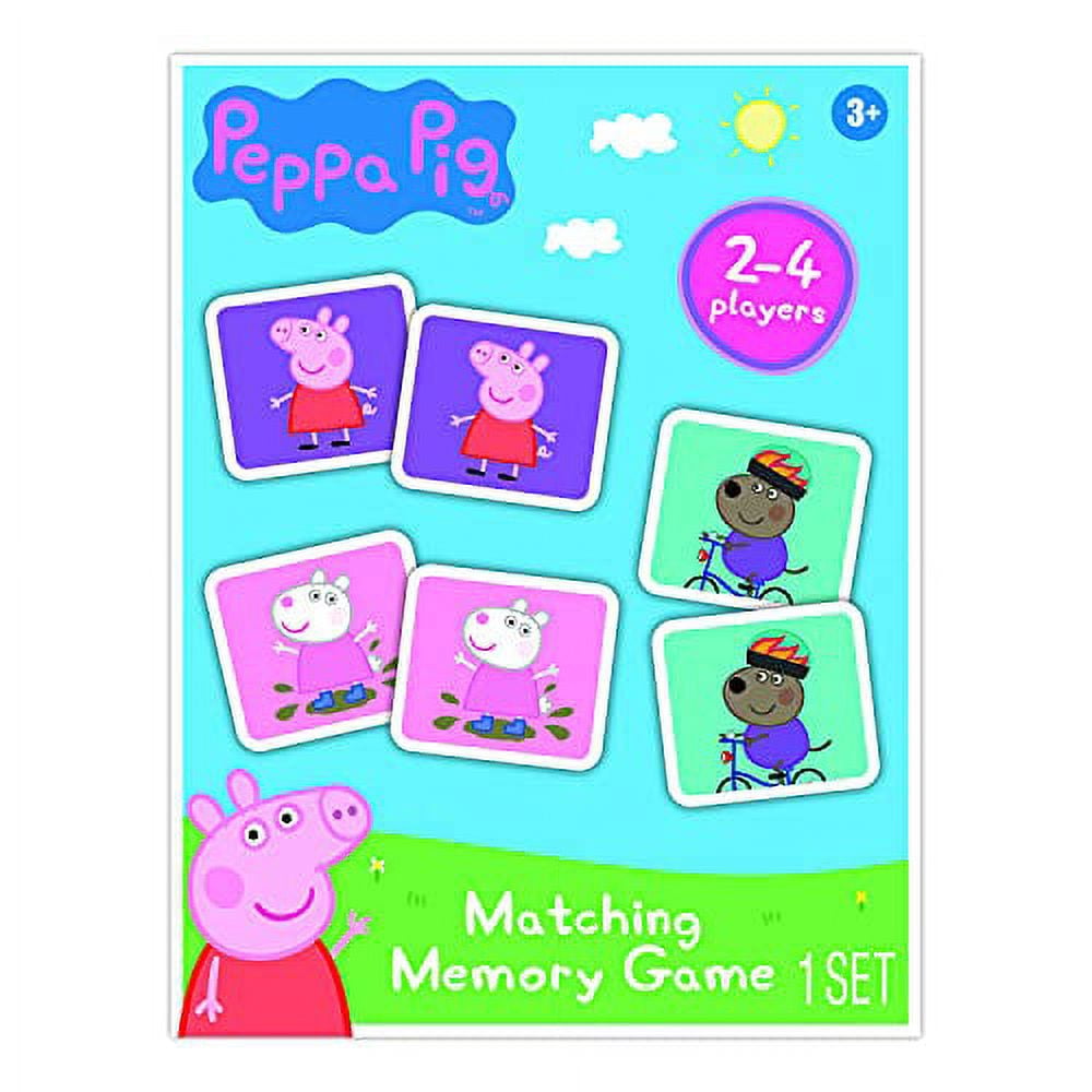 TCG TOYS Peppa Pig Memory Matching Game with 72 cards Kids Age 3+ years