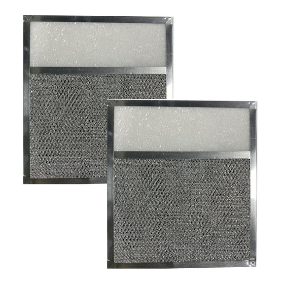 Air Filter Factory Replacement for 10 x 11-7/8 x 3/32 Aluminum Charcoal Combo Lens Filters 2-Pack