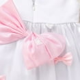 thumbnail image 4 of IWEMEK Flower Girl Dresses for Wedding White Princess Formal Evening Mesh Dress First Communion Dress Size 2-3Y, 4 of 8