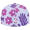 thumbnail image 4 of Men's New Era Purple Sacramento Kings Palm Fronds 2-Tone 59FIFTY Fitted Hat, 4 of 5