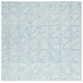 thumbnail image 2 of SAFAVIEH Abstract Albine Zig-Zag Area Rug, Blue/Beige, 6' x 6' Square, 2 of 10