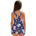 thumbnail image 3 of Yuyamidu Axolotl Print Swimsuits for Girls Kids Teens Bathing Suits Sleeveless Swimwear Swim Dress Cute Stretch Skirted Swimming Suits for Beach Vacation, 3 of 7