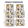 thumbnail image 5 of ZICANCN Waterproof Car Floor Mats Full Set, Skeleton Roza Automotive Carpet Mats for Vehicle Trucks Suv Jeep, 4 Pieces, 5 of 6