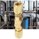 thumbnail image 3 of Válvula de bola de refrigerante Tubería de aire acondicionado de latón Válvula de cierre de refrigerante Herramientas de refrigeración Adaptador de refrigerante Conector de refrigerante G1/4'' Afortunado Sencillez, 3 of 3