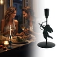 thumbnail image 2 of Cupid Candle Holder Centerpiece for Valentine's Day Metal Cupid Tabletop Sign Table Decorations for Wedding Anniversary Wedding Party Gifts Supplies (Elegant, Metal), 2 of 4