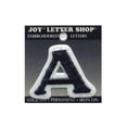 thumbnail image 1 of XP24001 JOY APPLIQUE Lettre Fer à Repasser COOPER 1 5 Noir A, 1 of 1