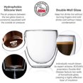 thumbnail image 2 of Bodum Bistro Coffee Mug, 5 Ounce, Clear, 2 of 5