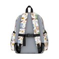 thumbnail image 3 of Highland Cow and Boot Print Cute School Backpack with Padded Back and Adjustable Shoulder Straps 13.4"x11"x4.7", 3 of 5