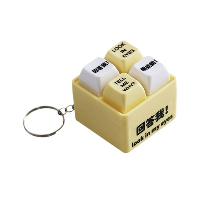 Llavero con teclado antiestrés que sonido, pasa el , artículos en miniatura, haz , creativo con luz para regalar a adolescentes.