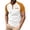White1, variant on Henley T Shirts for Men Summer Raglan Short Sleeve Color Block Color Block Casual T-Shirts
