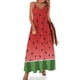 thumbnail image 1 of Vestido sin mangas de sandía vestidos para mujer conjuntos de verano para mujer 2024, 1 of 7