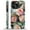 3D Stained Glass Mosaic Pink Roses, variant on Punmada Compatible with iPhone 16 Plus Glossy Case For Girl Boy Full Body Protective Hard Shell Esthetics Pattern Stained Glass Mushrooms Butterfly Dragonfly