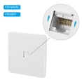 thumbnail image 4 of Unique Bargains Prise Ethernet Port Unique RJ45 Plaque Murale pour Câble Ethernet Boîte de Prise Réseau Lot de 2, 4 of 6