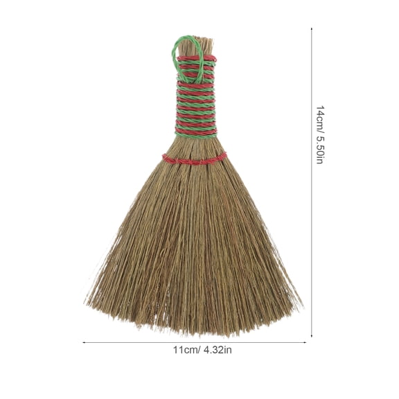 OFFIGAM Lightweight Handheld Whisk Broom with Miscanthus Weave