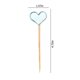 thumbnail image 3 of 50 palillos de madera para cócteles, ideales para decorar aperitivos, artículos para fiestas navideñas, juego de 50 palillos de madera para bebidas de frutas, palillos decorativos para, 3 of 9