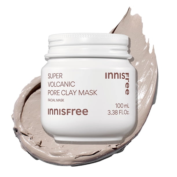 Máscara de arcilla innisfree Super Volcanic Pore con racimos volcánicos