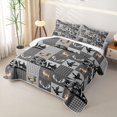 thumbnail image 3 of Homewish Rustic Farmhouse Hunting Twin Quilt Set,Wild Mallard Deer Twin Coverlet Set For Boys Men,2 Pieces, 3 of 7