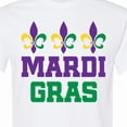 thumbnail image 4 of Inktastic Mardi Gras Fleur De Lis Trio T-Shirt, 4 of 5