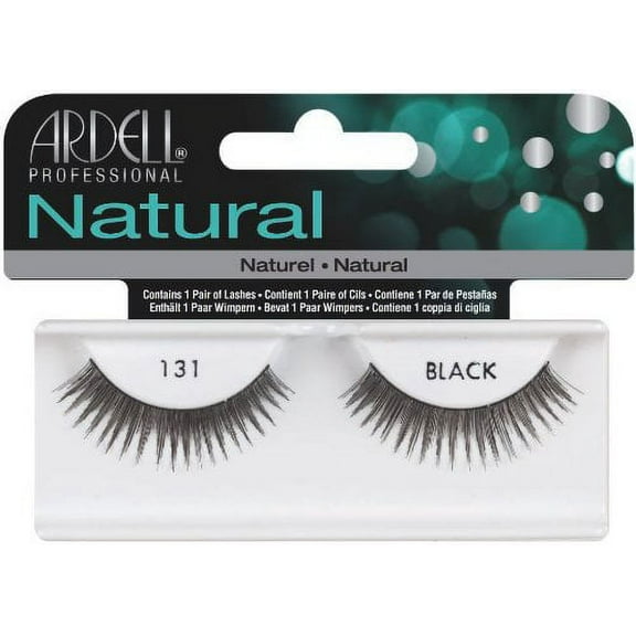 Ardell Fashion Lashes False Eyelashes - #131 Black (Pack of 4)