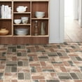 thumbnail image 5 of FloorPops Harvard Brick Red 12 in. x 12 in. Peel and Stick Virgin Vinyl Floor Tiles (10-Pack), 5 of 6