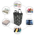 thumbnail image 5 of KLL Daisies Flowers Laundry Hamper,Large Canvas Fabric Lightweight Storage Basket Toy Organizer Dirty Clothes Collapsible Waterproof, 5 of 6